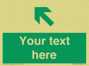 Custom Safe condition: Green Up left arrow